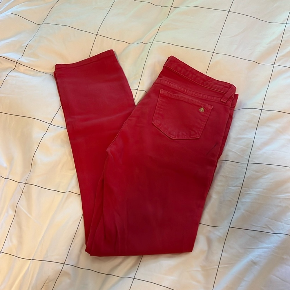 Kate Spade Coral Skinny Jeans